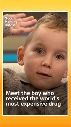 Meet five-year-old Edward Willis-Hall, who was diagnosed with Spinal Muscular Atrophy (SMA) back in 2020 at just seven-weeks-old. At just 11 months old, Edward received the world’s most expensive drug - listed at £1.79 million per dose - and is now looking forward to his first day at school tomorrow. | Good Morning Britain