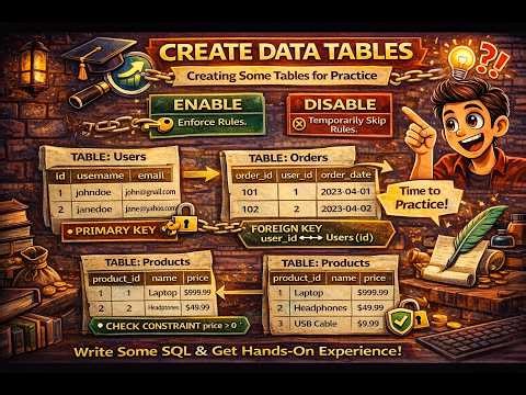 Create Tables in Oracle SQL (Hands-On Practice for Beginners)