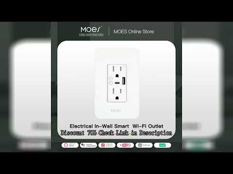 WiFi Smart Power Wall Socket with Type C And USB Dual Outlet Plug Power Outlets Support Alexa Google
