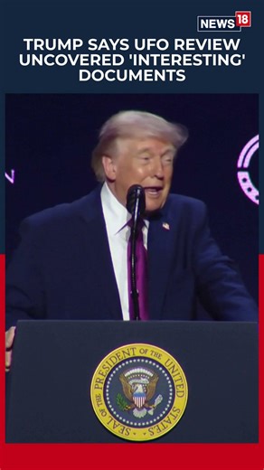 Trump Hints at UFO Files Release | “Interesting Documents Found!” | N18S #shorts
