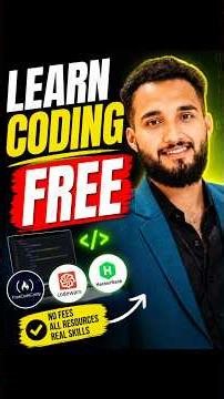 Learn Coding FREE 🚀 Best Websites for Beginners | No Fees, Real Skills