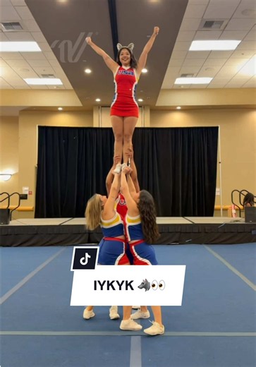 IYKYK type. 🐺 #USAcamp #USAstaff #Cheer #Stunt #Stunting | cheer stunts