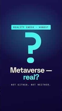 Is the metaverse a revolution or a distraction? Honest answer #Shorts