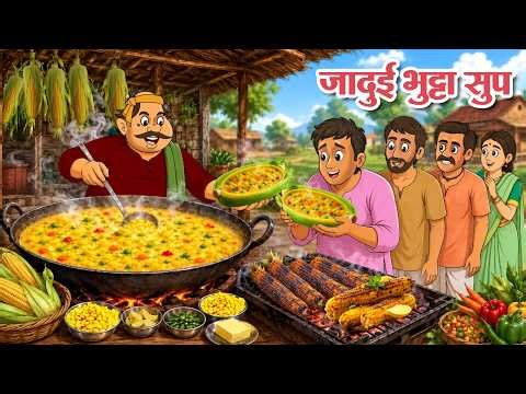 जादुई भुट्टा सुप | New Hindi Stories | Jadui Kahaniya | Hindi Animated Tales | Koo Koo Tv Hindi