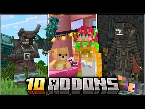 TOP 10 ADDONS PARA MINECRAFT PE 1.21 (Bedrock)