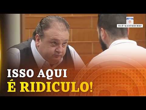 Jacquin detona participante Coisa mais ridícula que já vi BAÚ MASTERCHEF