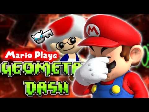 Mario Plays: GEOMETRY DASH!!! (PART 5!!)