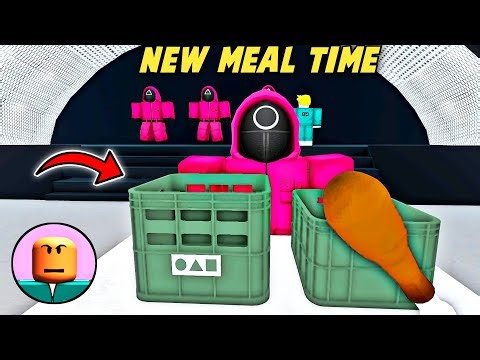 🦑Squid Game with NPCs - 🍗NEW MEAL TIME (Full Walkthrough) - Roblox