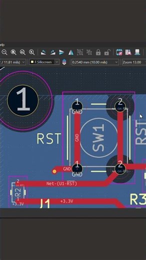 From Circuit to PCB — Full KiCad Design 🔥(esp_wifi_mod) #embedded #arduino #kicad #arduinonano