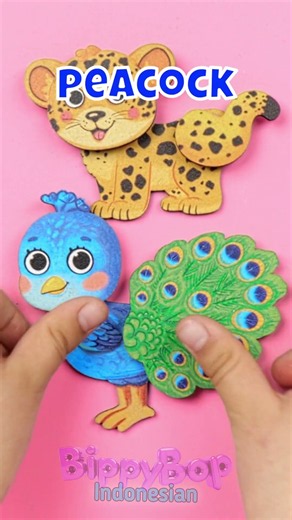Puzzle Hewan! 🧩🦚 Tempel Bagian demi Bagian! 🐾