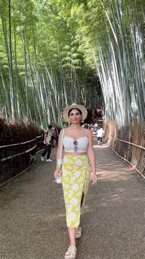 Arashiyama bamboo forest in Kyoto Japan 🇯🇵