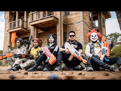 LTT Films : Silver Flash Hunts Down The Tiger Mask Boss With Nerf Guns