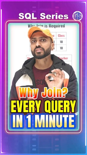 Gate Smashers on Instagram: "Why SQL Joins Are So Important? #sql #sqljoins"