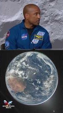 Artemis II - Full Earth with Northern Lights! 🚀 #letsgoartemis #nasa #apollo #artemisII #moon