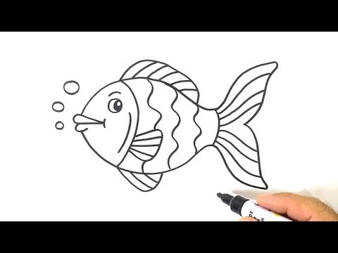 How to Draw a Cute Fish Easy Step by Step