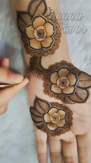 Latest 2026 Floral Bunch Patch Mehendi Henna Design🤎 Unique Mehandi #henna #mehndi #mehendiartistry