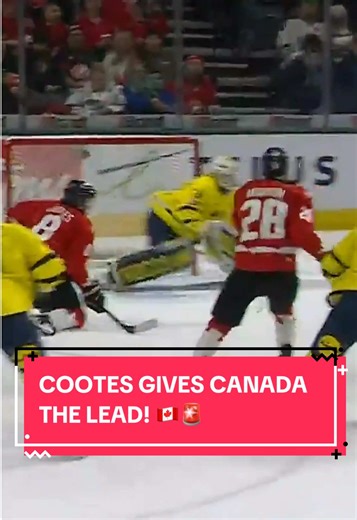 Braeden Cootes Scores to Give Canada the Lead