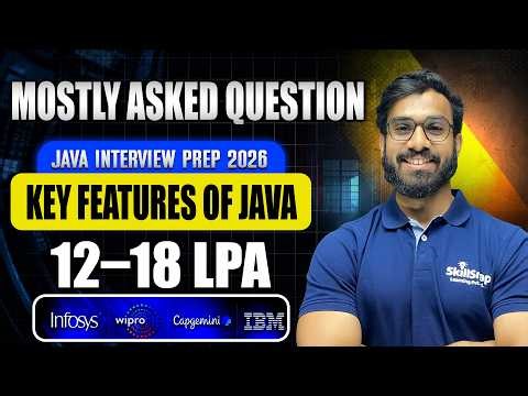 JAVA Interview Series | Key Features of JAVA #2 | Package upto 18 LPA | By Anand Sir