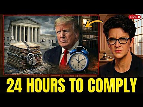 BREAKING NOW: Supreme Court Freezes Trump Files — 24 Hours or Jail Rachel Maddow