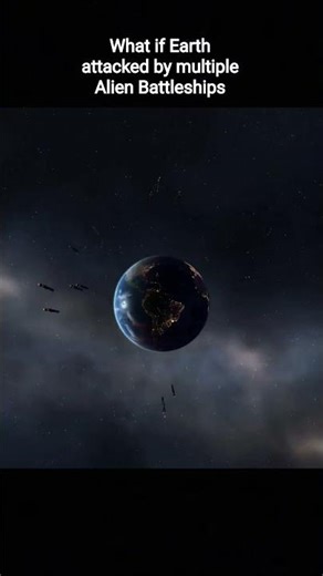 Can Earth survive an alien battleship attack? 🌍🛸#youtubeshorts #spacefacts #aliens #ufo #astronomy