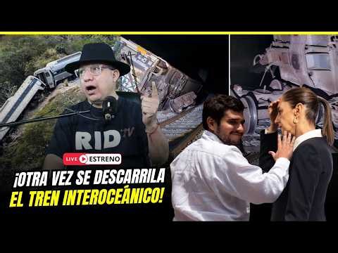 ¡¡Otra vez!! "Se descarrila el Tren Interoceánico en la misma zona de Oaxaca" y CLAUDIA lo ocultó.