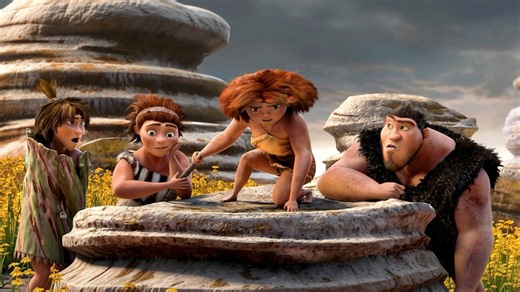 Leftovers are news to a hungry family in The Croods (2013)