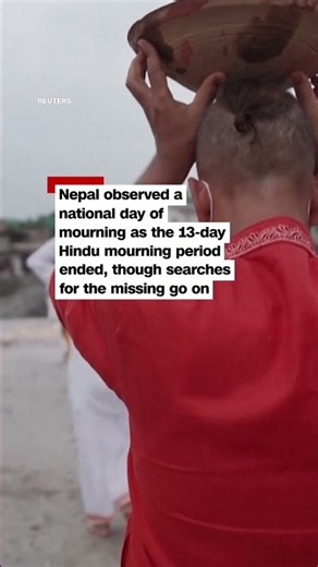 Nepal holds day of mourning as search for flood victims continues