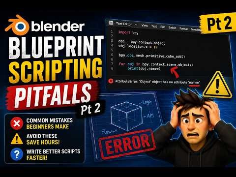 Blender 3D Blueprint Scripting Pitfalls Pt 2 | Common Mistakes Beginners Make