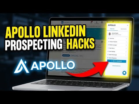 How to configure Apollo workflows for prospecting on LinkedIn - Step By Step