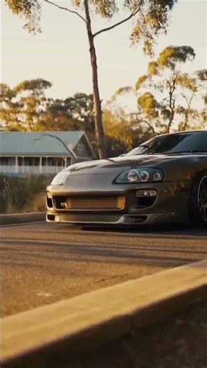 Wait for it... 👀🎵🎵 Is that a SUPRA?! 🇯🇵 #Supra #snake #CarEdit #unexpected #goldensunlight #Mr Dodge