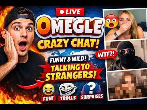 🔴 Omegle Live 🔥 Talking to Strangers Worldwide | Funny & Crazy Reactions