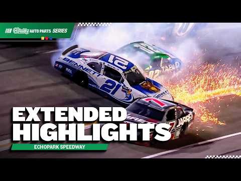 NASCAR O'Reilly Auto Parts Series Highlights | 2026 EchoPark Speedway