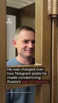 Russian opposition leader jailed over anti-war social media posts | AJ #shorts