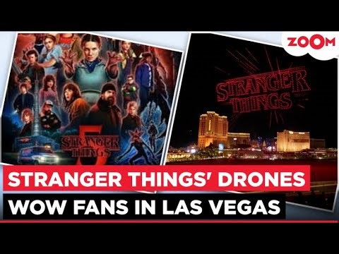 Stranger Things jaw-dropping drone show STUNS fans in Las Vegas