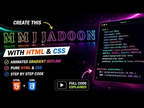 Animation using HTML and CSS