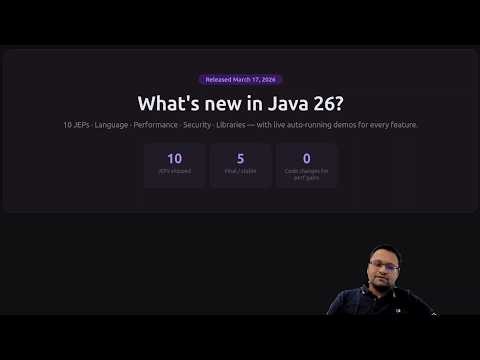 Java 26 in 7 Minutes (with Live Demos)
