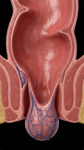 How a Hemorrhoid Can Start Inside the Body Before You Ever See It | 3D Animation