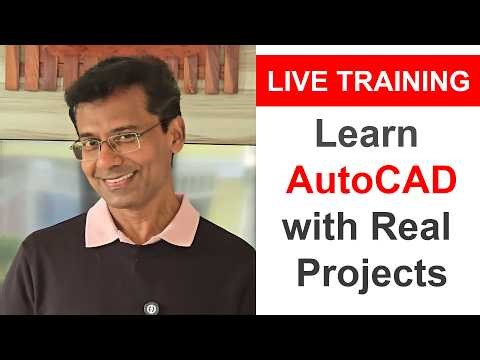 AutoCAD Live Course | 2D + 3D + AI Rendering + AutoLISP