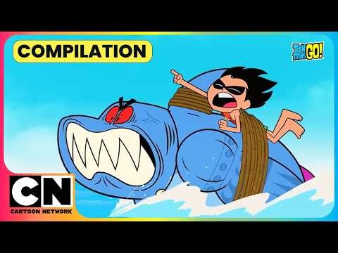 Jump City's Wildest Day Ever🐾😂🔥| Teen Titans Go💝| Cartoon for Kids🥳| @cnindia ​