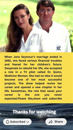 How a Tragic Divorce Saved Jane Seymour’s Career 😭✨ #untoldstory
