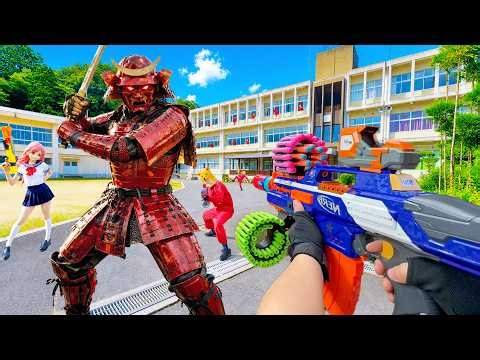 Nerf War | SAMURAI Battle 3 (Nerf First Person Shooter)