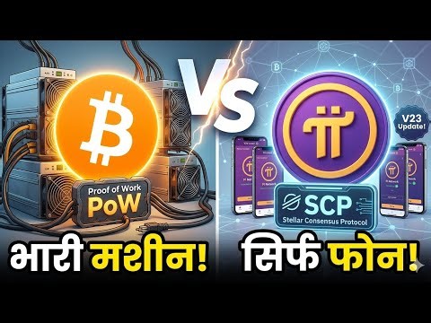 🚀 Pi Network: SCP vs PoW Explained | V23 Upgrade & Open Mainnet Update (Hindi)