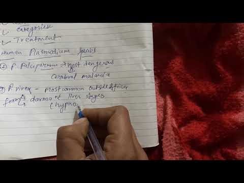 Malaria Microscopy: Types of Human Plasmodium Species | Microbiology DMLT 2nd Year Lesson