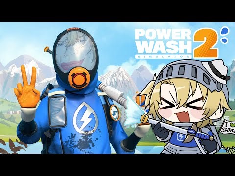 【POWERWASH SIMULATOR 2】I LOOOOOOOOOOOOOOVE CLEAAAAAANING!!!!!!【NIJISANJI EN | Luca Kaneshiro】