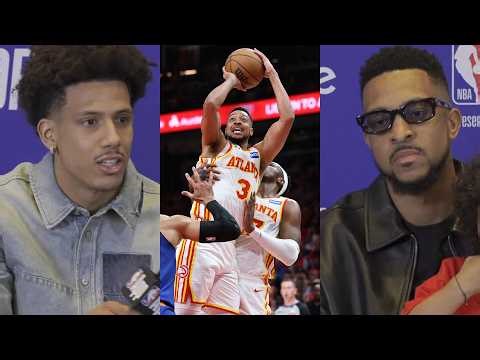 "We earned the right to be in these moments" CJ McCollum & Jalen Johnson Speak After Game 3 Win