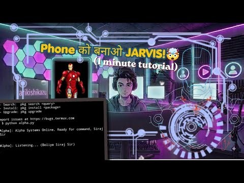 Make Your Own JARVIS AI in Android 📱⚡ (Termux Python Tutorial)