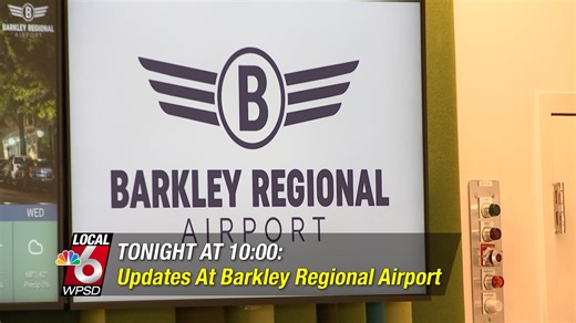 Tonight at 10, Jaron Von Runnen shares a first look at several new updates coming to Barkley Regional Airport. Join us on WPSD Local 6! | WPSD-TV