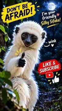Meet the Cutest Ghost of Madagascar! 👻🤍
