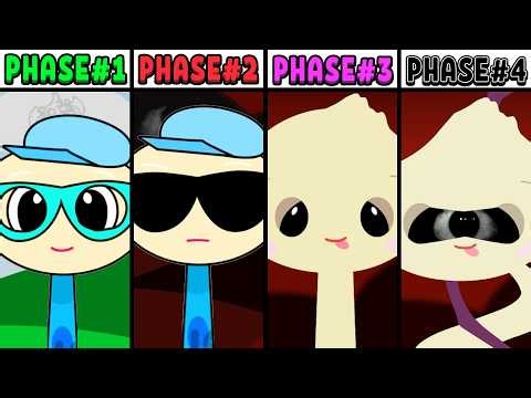 All Phases in New Incredibox Sprunki Oc of Dot: From Phase 1 to Phase 4