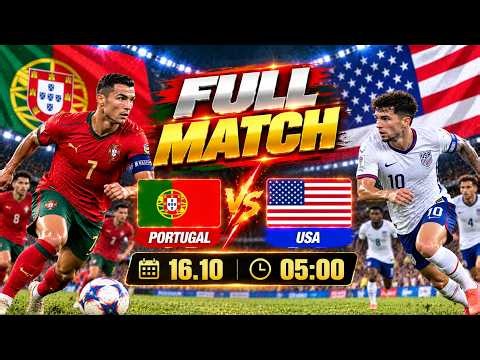 🔴 MEN'S FOOTBALL | PORTUGAL VS USA | RONALDO'S LAST-SECOND WORLD CUP DRAMA!